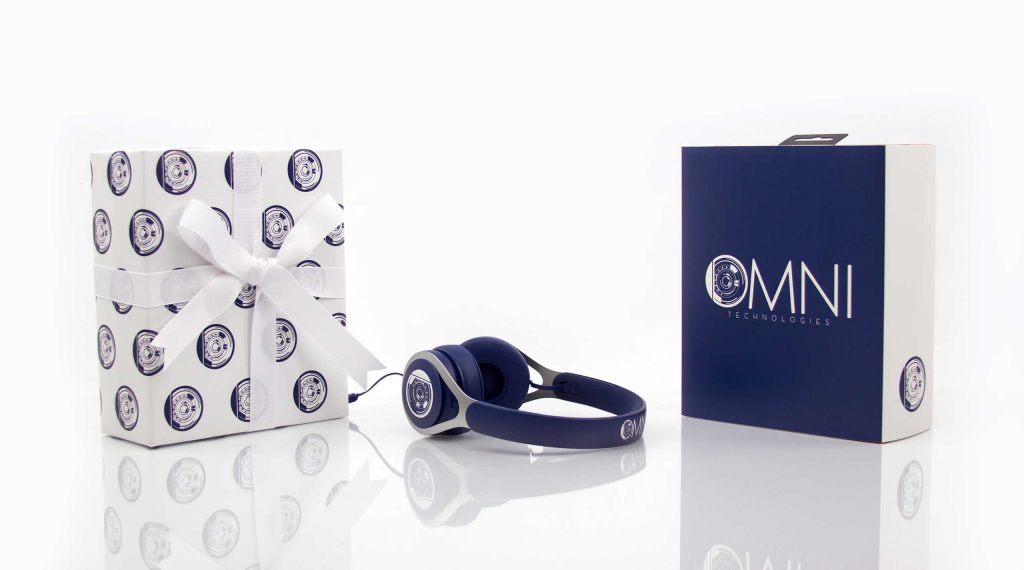 Omni Technologies: Beats EP headphones with custom sleeve and gift wrap