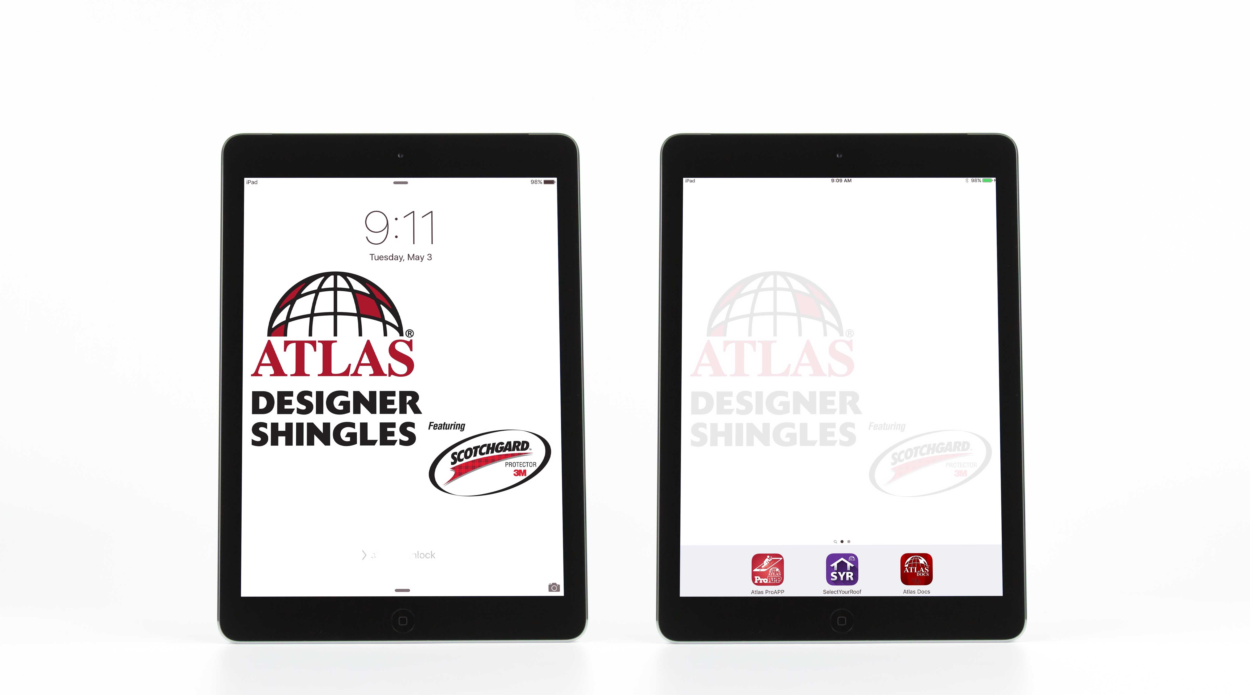 Atlas Roofing offers Apple iPads with preloaded, dedicated applications and tools for its contractors.