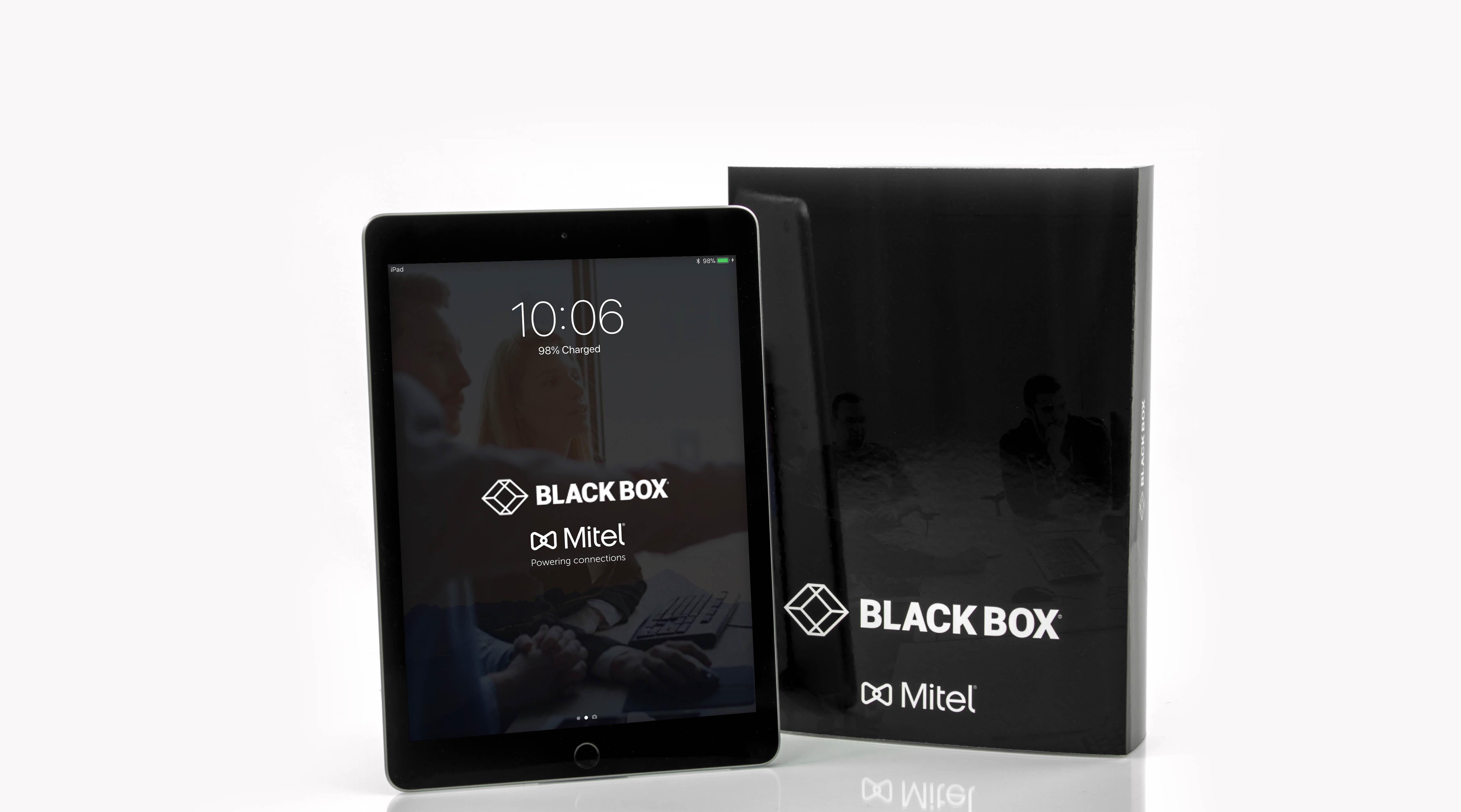 Black Box Corporation used customized Apple iPads with preloaded digital content as employee gifts.