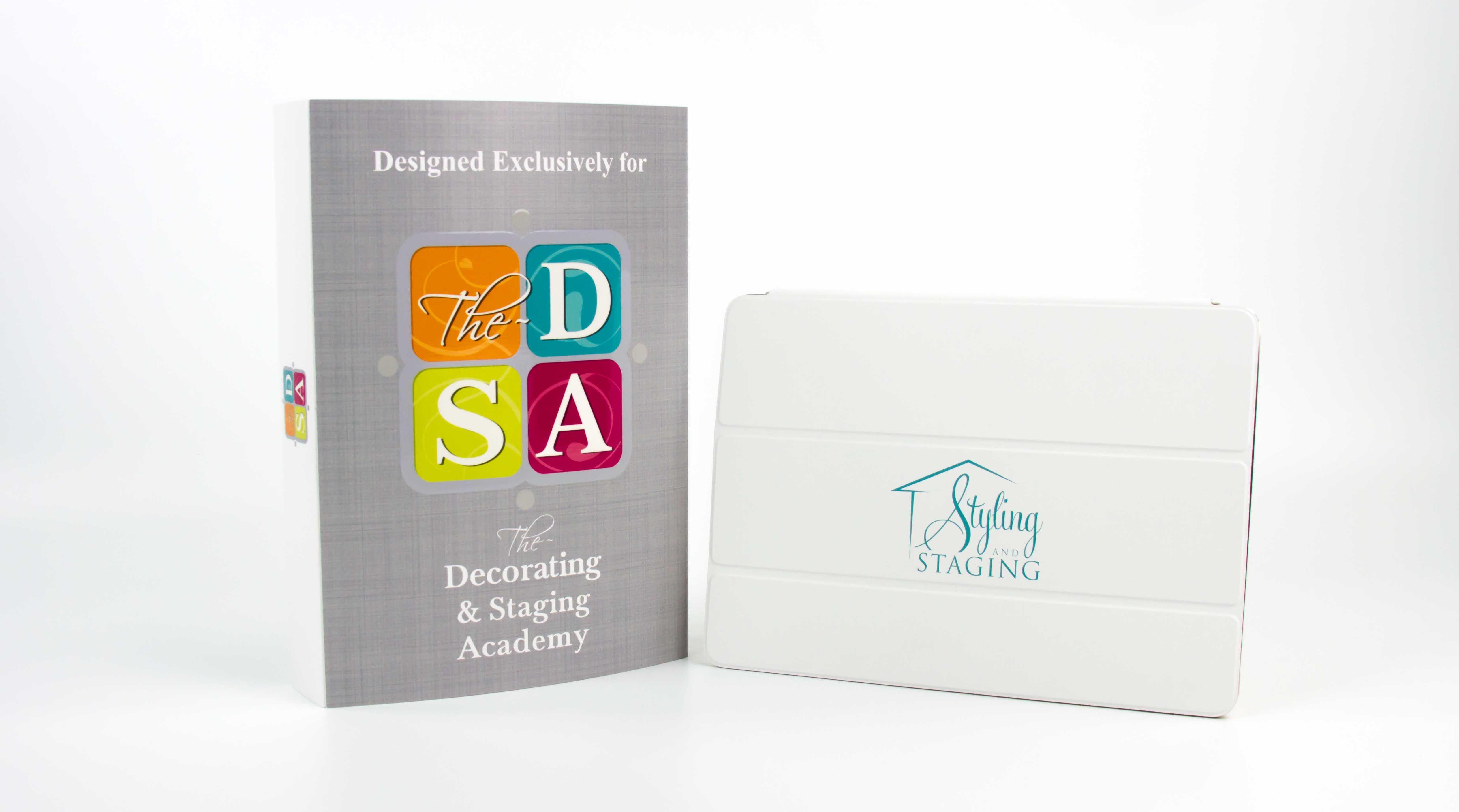 Customized iPad Smart Cover and device sleeve for The Decorating & Staging Academy