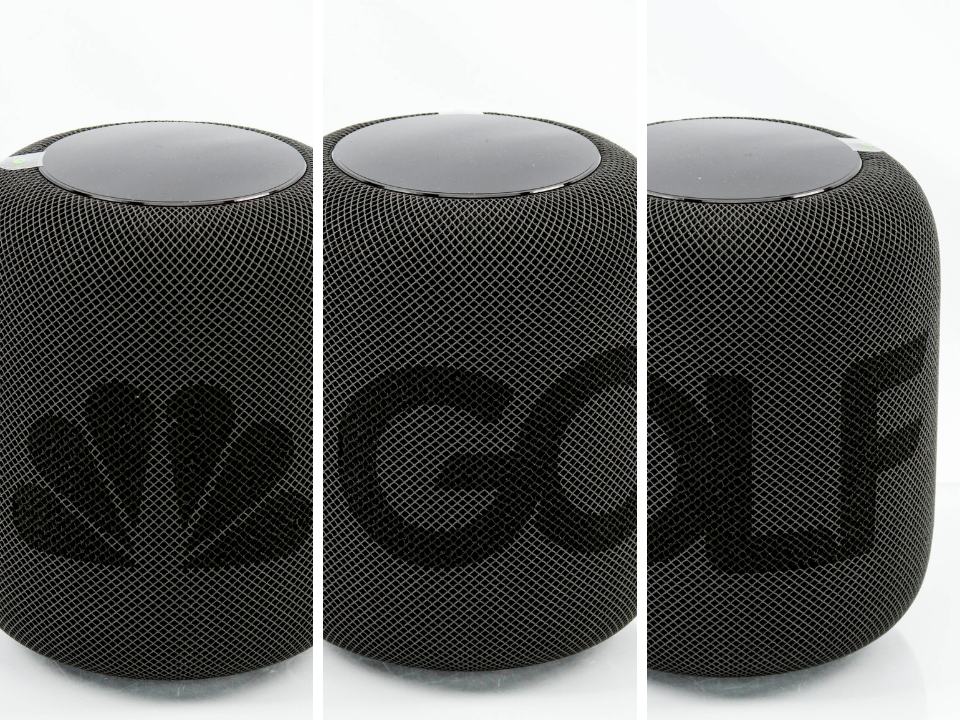 Custom Apple HomePod for Golf Channel