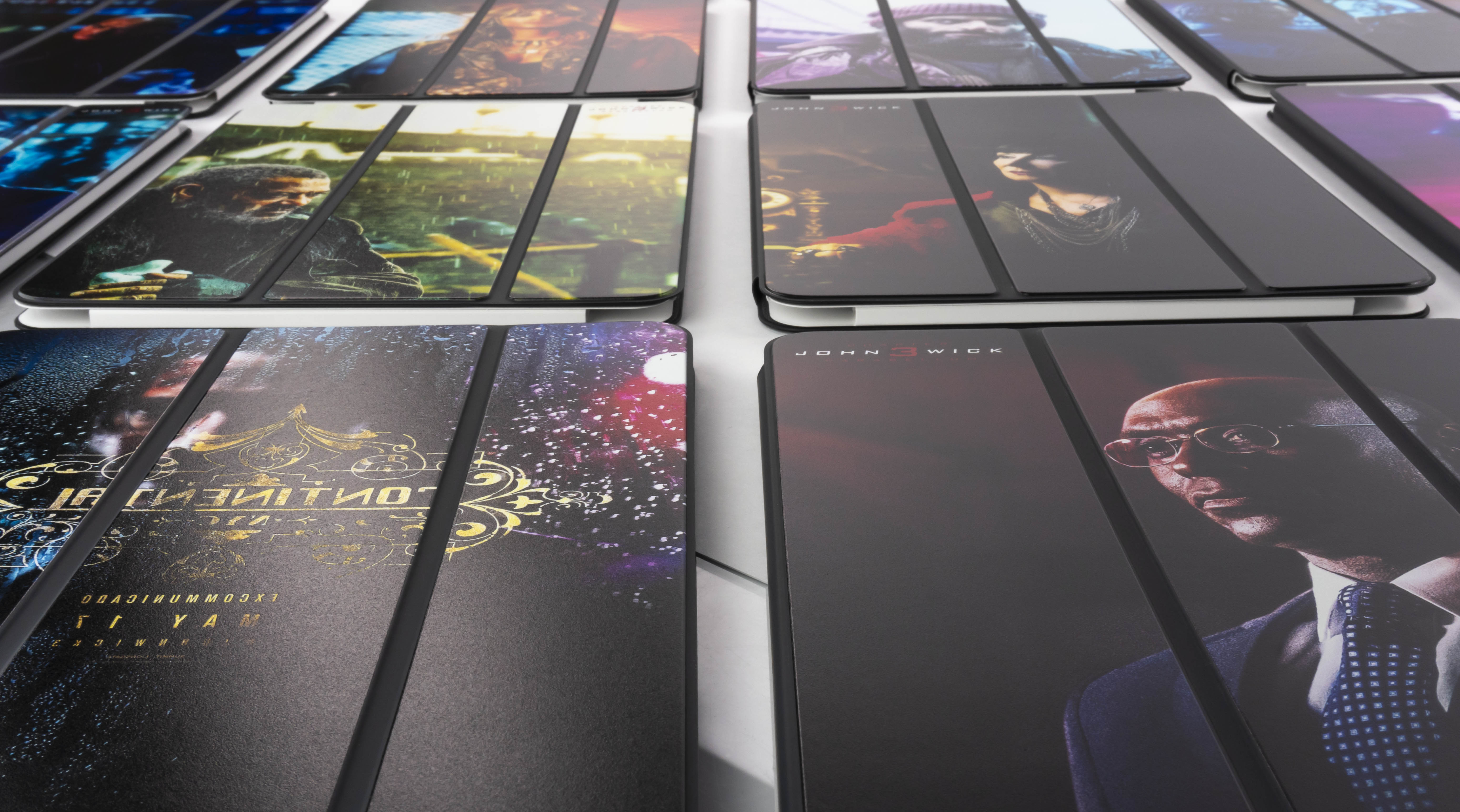 Every iPad Smart Cover is personalized for each member of the film cast and crew.