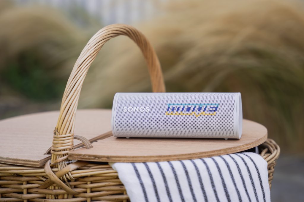 Sonos Roam with direct UV color print 